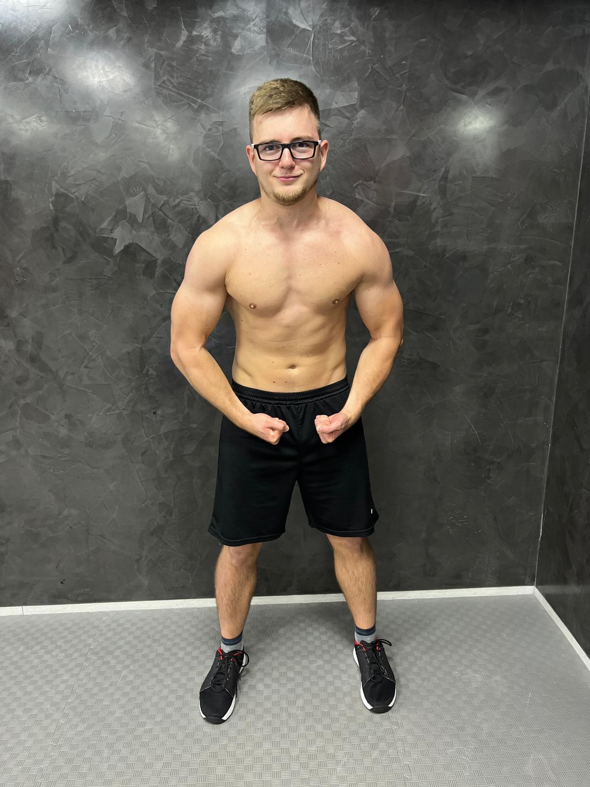 Lukáš po 12 týdnech spolupráce s Limitless Fitness Prague